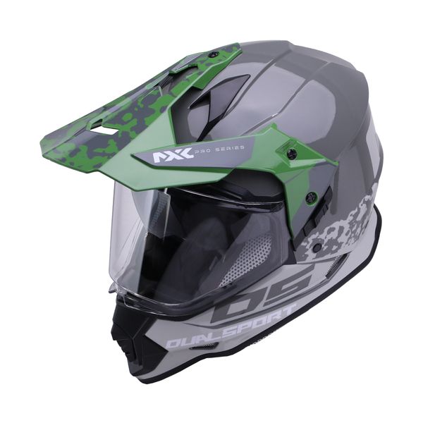 DUAL DUAL SPORT DUAL SPORT "M" GRIS VERDE  BRILLANTE
