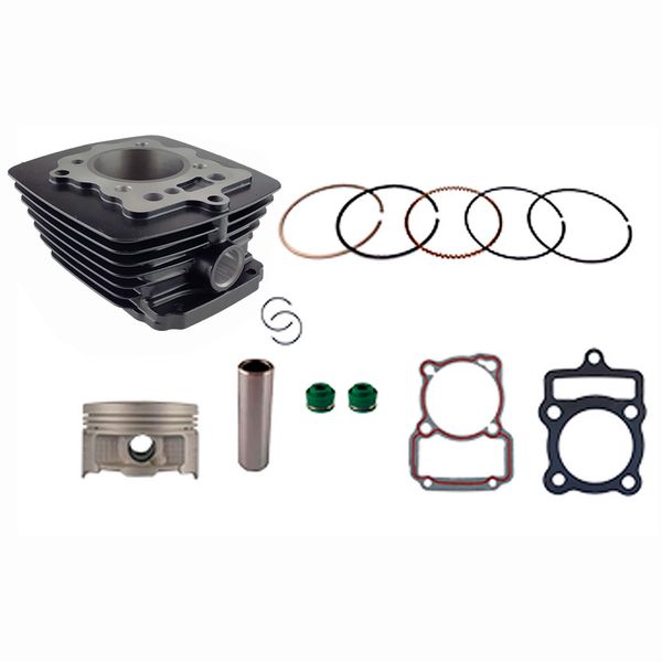 CILINDRO KIT CG D:62 mm 149cc h:98 mm P:13 NEGRO (PISTON:CONVEXO ) XY15010D(2018)