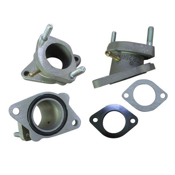 BASE DE CARBURADOR ALUMINIO GRIS ØINT 29.6MM GP200