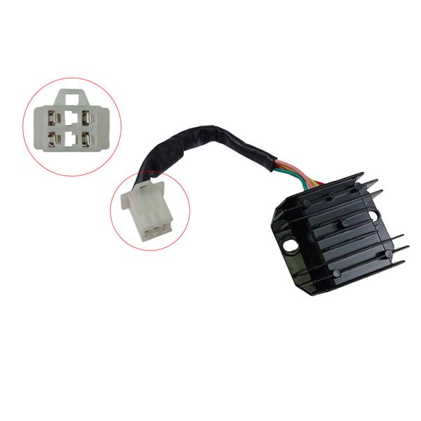 RECTIFICADOR DE CORRIENTE AC/DC 4 PINES (CABLE/CONDENSADOR) GY200