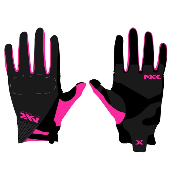  GUANTES MXL ZION "M" NEGRO ROSADO