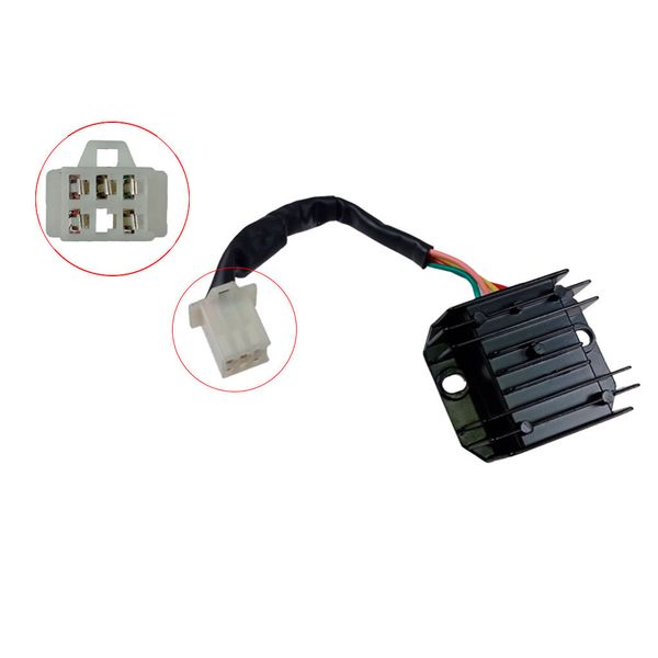 RECTIFICADOR DE CORRIENTE AC/DC 5 PINES (CABLE/CONDENSADOR) CG125