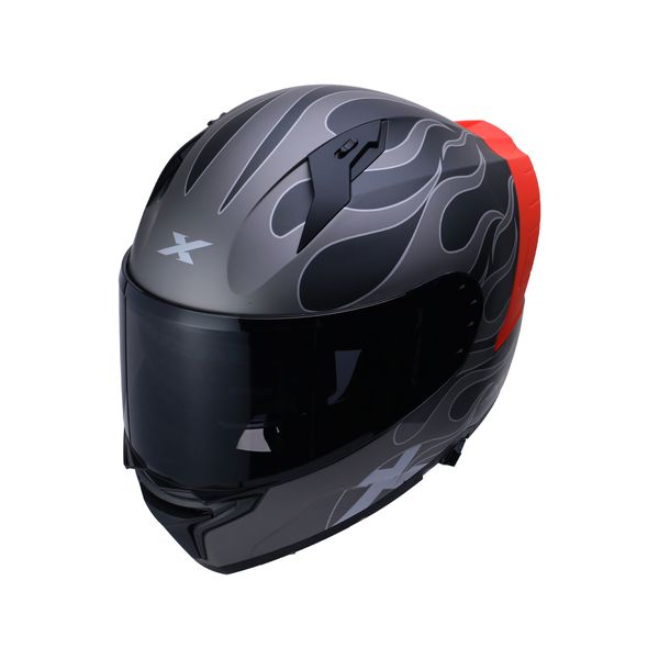 INTEGRAL VR-507 FLAMES  "XL" NEGRO   MATE