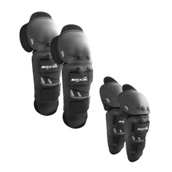  PROTECCIONES RODILLERAS CODERAS MOXAL RC-01 (4PCS) NEGRO