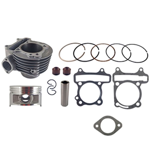 CILINDRO KIT CB D:61 mm 175cc h:89 mm P:15 GRALLANADO (PISTON:PLANO) BWS175(2014)