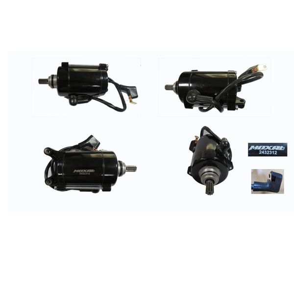 MOTOR DE ARRANQUE 9 DIENTES NEGRO BRILLANTE ECO150