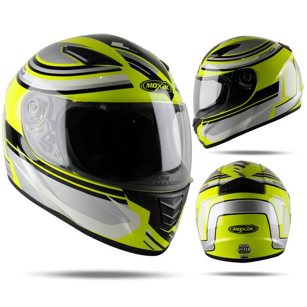INTEGRAL IN558 EPIC "XXL" AMARILLO NEON NEGRO BLANCO BRILLANTE