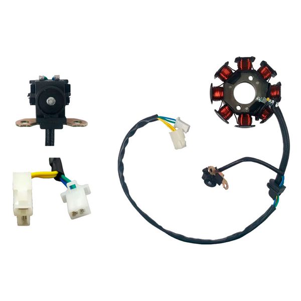BOBINA CORONILLA 8 MODULOS 2 HUECOS (4 PIN) (PULSER 2 CABLES) AX4